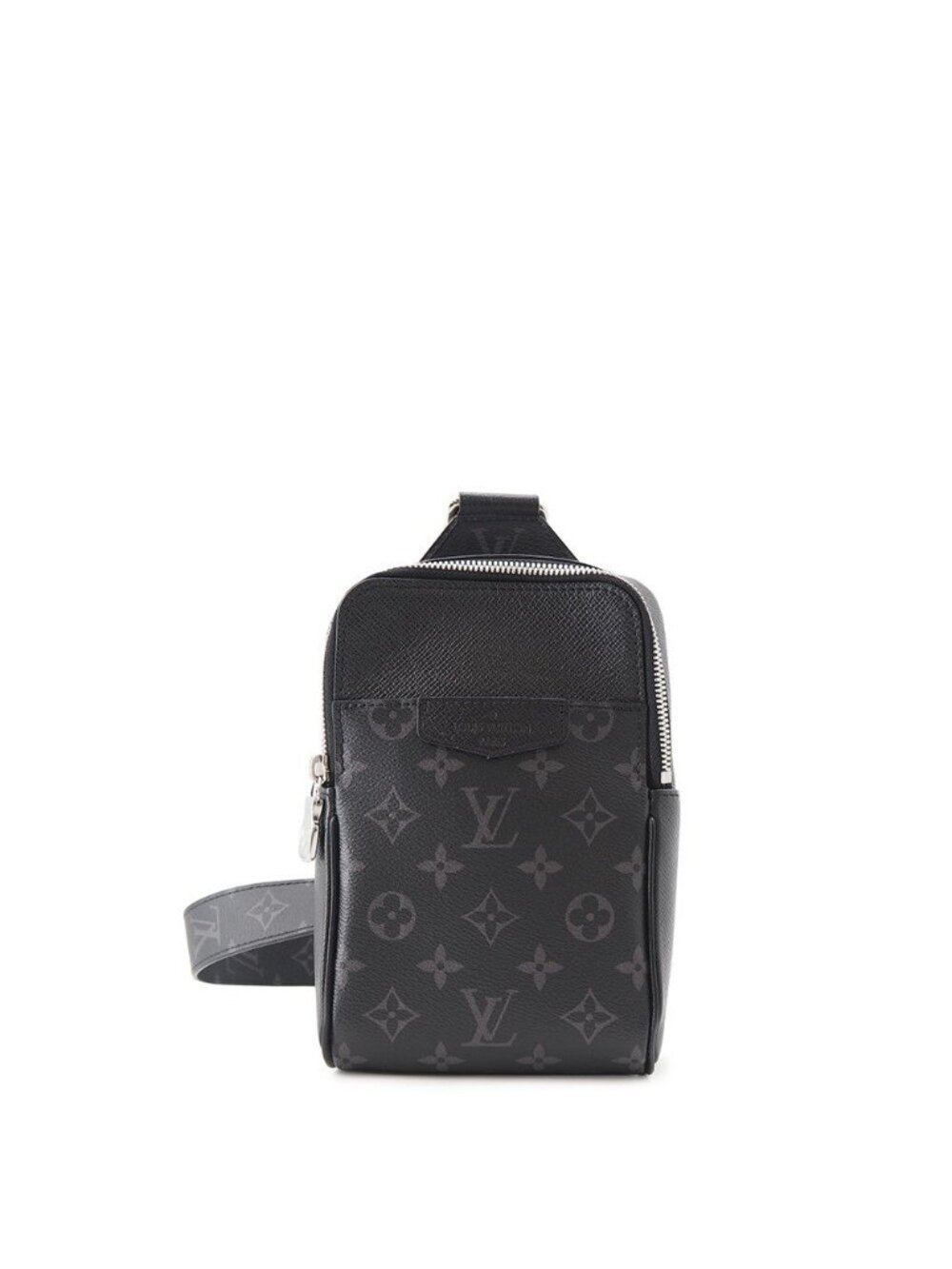 Louis Vuitton Belt Bag Monogram Eclipse Taiga Outdoor Black Taigarama